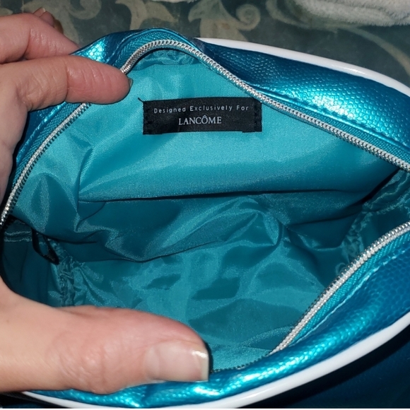 Brand new 2 size blue pouch lancome - Picture 3 of 10